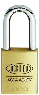 334B 45MM BRASS BODY PADLOCK 48MM B/STEEL