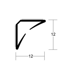 BATWING SEAL 12X12 1000 CLEAR