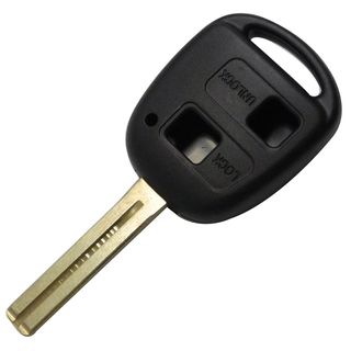 LEXUS/TOYOTA SQUARE STYLE 2 BUTTON REMOTE KEY SHELL
