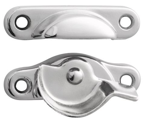 L822 SASH FASTENER DP SATIN CHROME PEARL