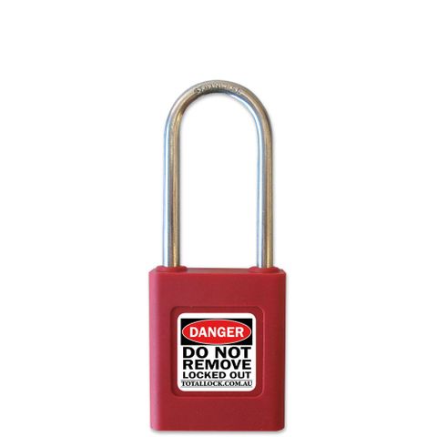 SAFETY LOCKOUT PADLOCK RED KA1