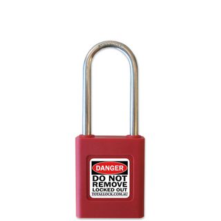 SAFETY LOCKOUT PADLOCK RED LS