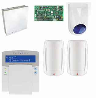 PARADOX SP5500 KIT 2 X DG75 + LCD KEYPAD