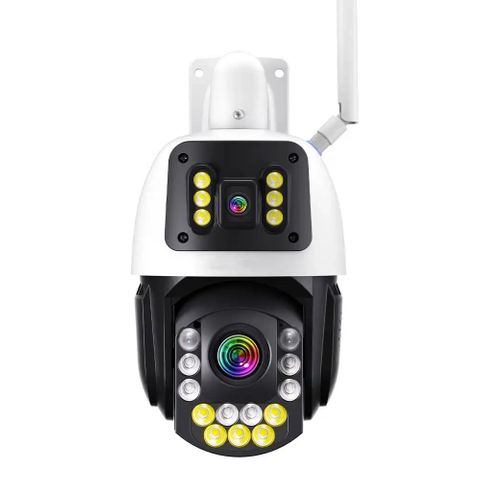 LS VISION WI-FI NVR DUAL-LENS PTZ SOLAR CAMERA