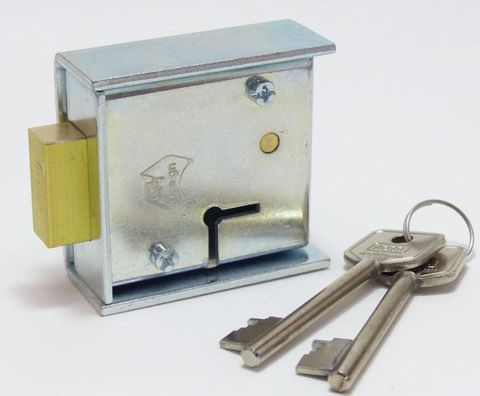 DEADBOLT LOCK WITH COVER - UP/LH