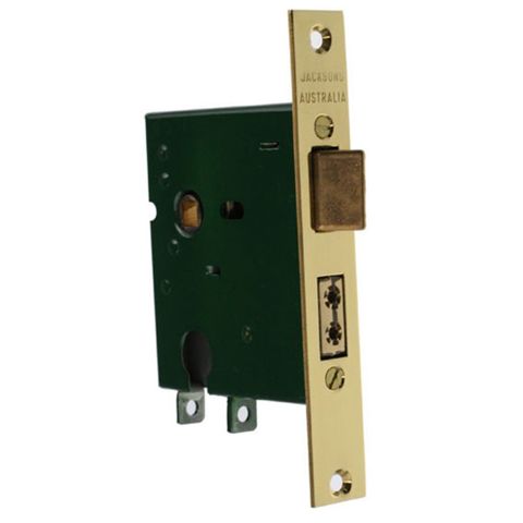 JACKSONS LOCK MORTICE JMC60 PB L/CYL