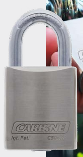 CARBINE C50 BRASS PADLOCK, MOLYBDENUM STD 9.5MM X 30MM SCHAC