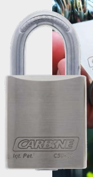 CARBINE C50 BRASS PADLOCK, MOLYBDENUM STD 9.5MM X 30MM SCHAC