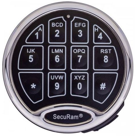 SECURAM SAFELOGIC BASIC ENTRYPAD CHROME