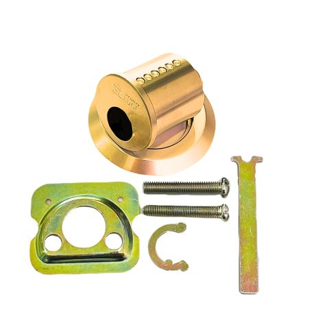 SECURITY EDGE S 201 ROUND CYLINDER BK PVD GOLD