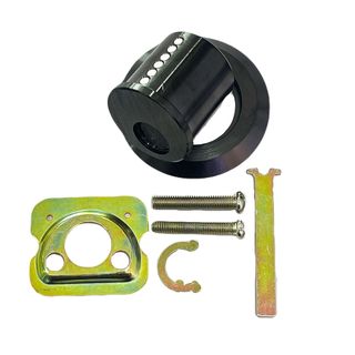 SECURITY EDGE S 201 ROUND CYLINDER BK PVD BLACK