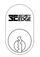 SECURITY EDGE S 570 OVAL EXTENDED CYLINDER BK CP