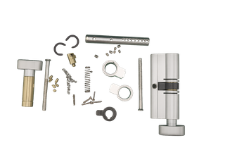 SE MODULAR EURO CYL/TURN  FXED CAM BK SC