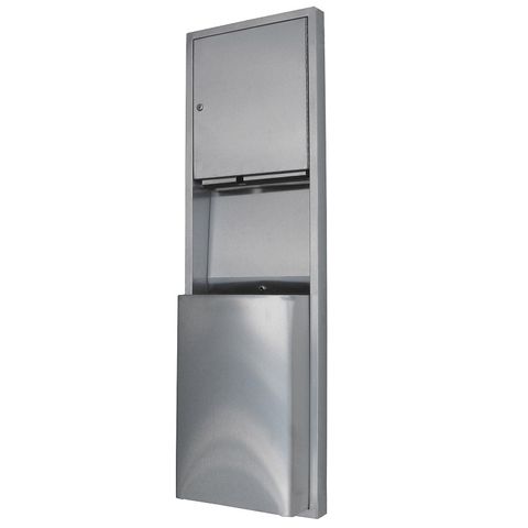 SURFACE MOUNTED PAPER TOWEL DISPENSER AN