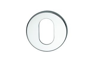 1370 SERIES OVAL CYLINDER ESCUTCHEON - GRUB SCREW FIX SC
