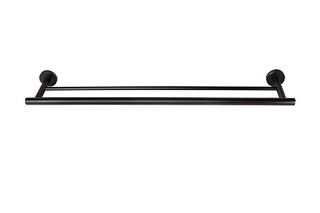 DOUBLE TOWEL RAILSATIN MATTE BLACK