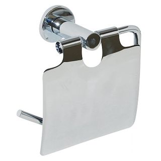 SINGLE TOILET ROLL HOLDER (WITH COVER)