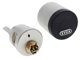 EVVA AIR KEY 201 CYLINDER STAIN NICKEL