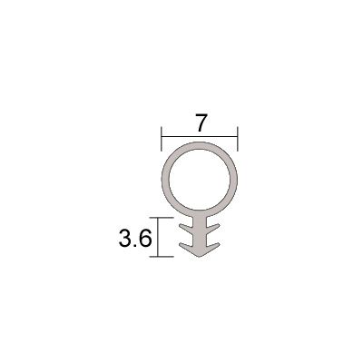 SILICONE 'PRESS-FIT' PERIMETER COMPRESSI