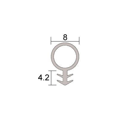 SILICONE 'PRESS-FIT' PERIMETER COMPRESSI