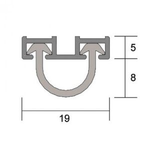 REBATED COMPRESSION-TYPE SILICONE SEAL F