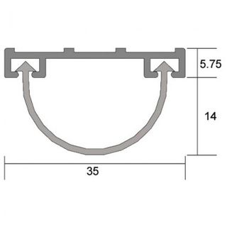 LARGE COMPRESSION-TYPE SILICONE SEAL FOR