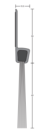 BRUSH SEAL HD 60H 1000 SIL