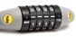 COMBINATION CABLE LOCK (8*1200)-4 WHEEL