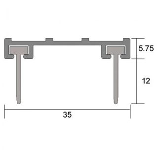 LARGE DUAL-FINNED SWEEP SILICONE SEAL FO