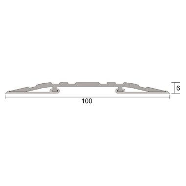 100MM-HEAVY DUTY LOW PROFILE THRESHOLD P