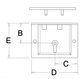 JACKSONS BOX LOCKS CABINET LOCK JB21