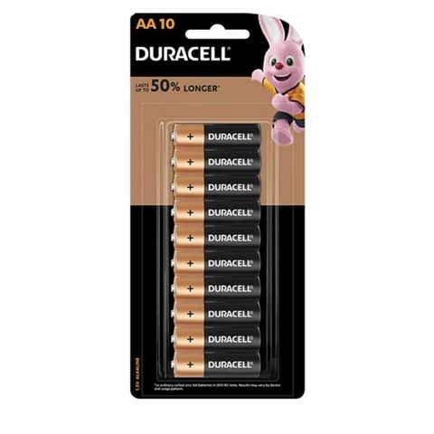 DURACELL COPPERTOP AA 10 PCE BATTERY DP