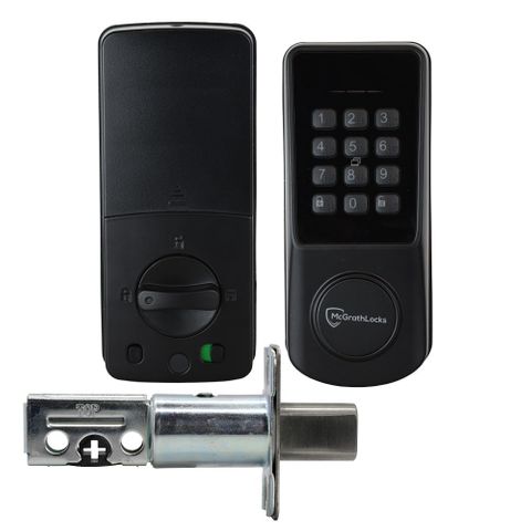 MCGRATH LOCKS ASHGROVE SMART DEADBOLT BLACK