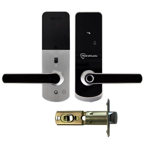 MCGRATH NX1 DIGITAL LOCK, NICKEL SILVER FINISH 60/70MM