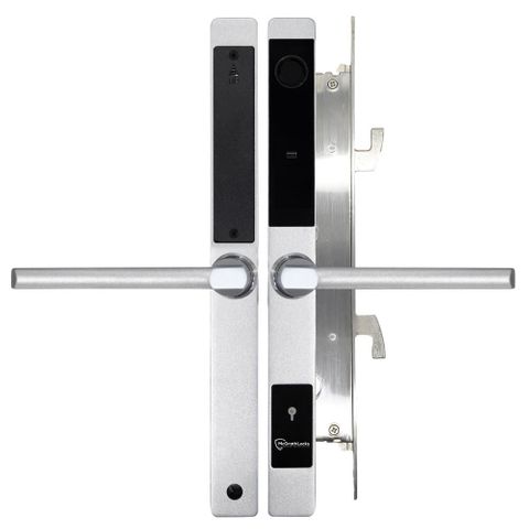 MCGRATH A231 SLIMLINE DIGITAL LOCK, LEVER HANDLE, SILVER