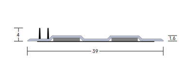 SLIM FIRE AND SMOKE INTUMESCENT SEAL 210