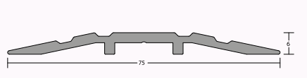 LOW PROFILE THRESHOLD PLATE 75W 1000 SIL