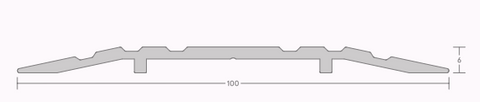 LOW PROFILE THRESHOLD PLATE 100W 1000 SI