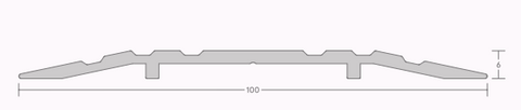 LOW PROFILE THRESHOLD PLATE 100W 2100 SI