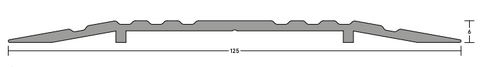 LOW PROFILE THRESHOLD PLATE 125W 1000 SI