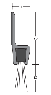 BRUSH SEAL 13H 2100 SIL