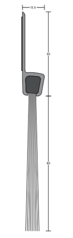BRUSH SEAL HD 80H 2100 SIL