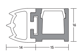 PERIMTER SEAL BULB 1000 SIL