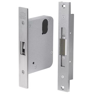 3573 MORTICE SLIDING DOOR LOCK WITH LATCHING STRIKE