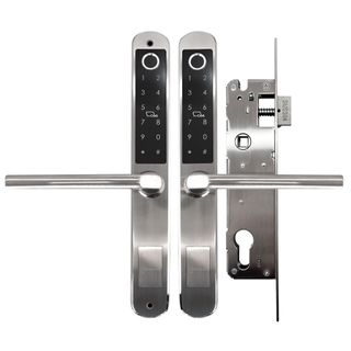 MCGRATH A210 SLIMLINE DOUBLE SIDED DIGITAL LOCK, SATIN CHROM