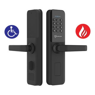 MCGRATH BARDON DIGITAL LOCK WITH RAISED BUTTONS BLACK