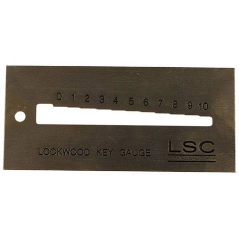 ROSS 201 LOCKWOOD KEY & LEVER CHART