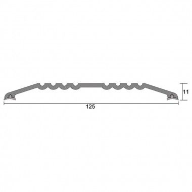 125MM-HEAVY DUTY  THRESHOLD PLATE (11MM