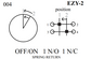 LIW KEY SWITCH EZY 2 SPRING RETURN TO CENTRE