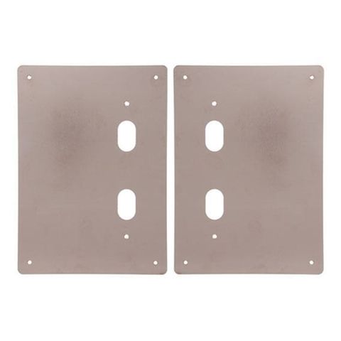 BDS MORTICE DRESS PLATE SSS DPML165 165X230X1.5MM PKT=2